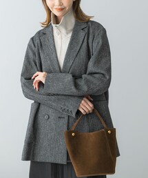 URBAN RESEARCH ROSSO WOMEN | ツイードテーラードダブルジャケット(その他アウター)