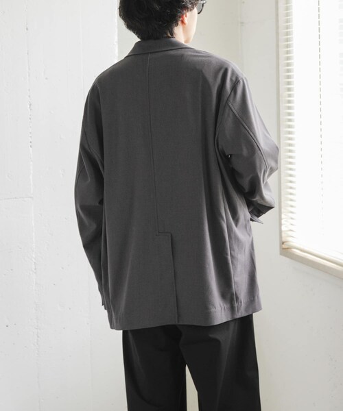 URBAN RESEARCH DOORS(アーバンリサーチドアーズ)の「FORK&SPOON TRテーラードジャケット(テーラードジャケット・メンズ・CHARCOAL/NAVY・4/5)」の5枚目の写真