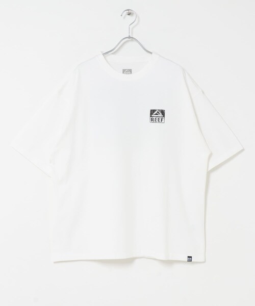 URBAN RESEARCH Sonny Label（アーバンリサーチサニーレーベル）の「REEF　BOX LOGO SHORT-SLEEVE T-SHIRTS（Tシャツ/カットソー・メンズ・WHT/BLK/PNK・M/L）」の9枚目の写真