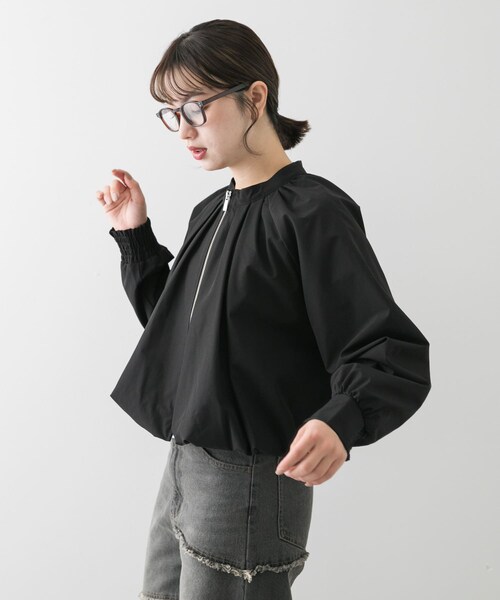 SENSE OF PLACE by URBAN RESEARCH（センスオブプレイスバイアーバンリサーチ）の「バルーンブルゾン（ブルゾン・レディース・BEIGE/BLACK/IVORY・one）」の20枚目の写真