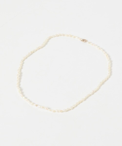 かぐれ（カグレ）の「Toile　RICE PEARL NECKLACE（ネックレス・レディース・WH・45）」の5枚目の写真