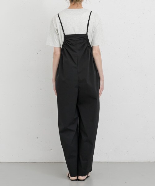 URBAN RESEARCH DOORS(アーバンリサーチドアーズ)の「FORK&SPOON サイドギャザーサロペット(サロペット/オーバーオール・レディース・KHAKI/BLACK・1/2)」の18枚目の写真