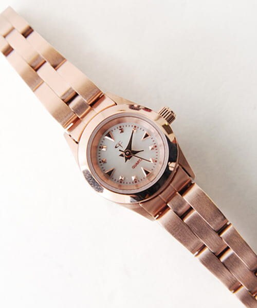 URBAN RESEARCH（アーバンリサーチ）の「サークル太ベルトWATCH（アナログ腕時計・レディース・GOLD/P.GOLD/SILVER・Free）」の6枚目の写真