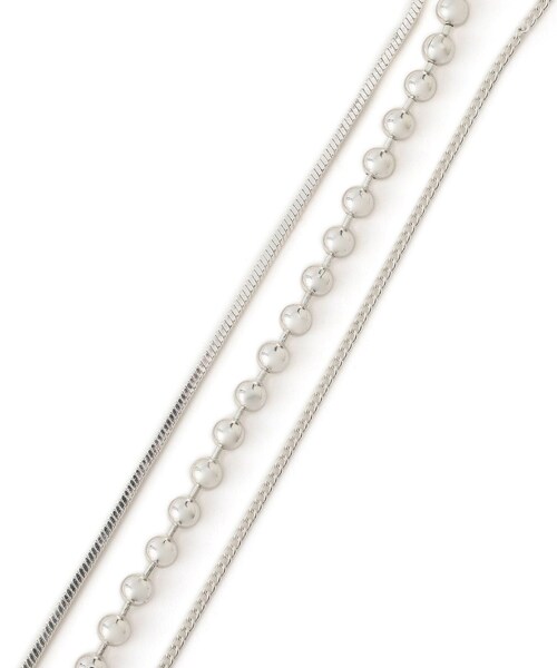 VIS（ビス）の「ダブルチェーンコインネックレス（ネックレス・レディース・ゴールド/シルバー・F）」の9枚目の写真