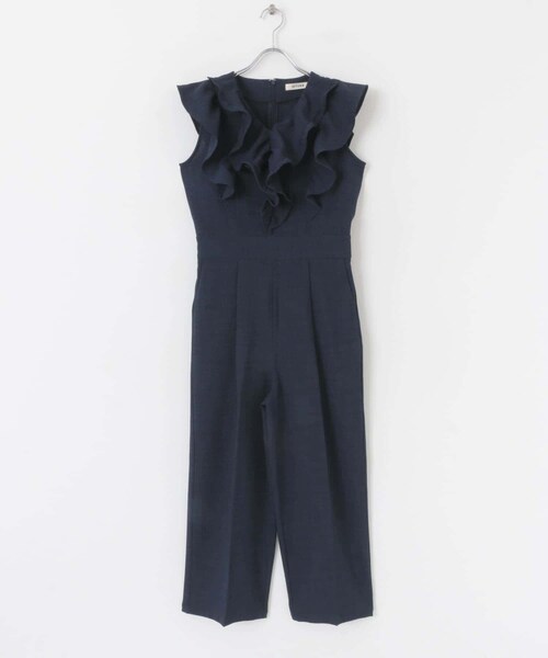 SENSE OF PLACE by URBAN RESEARCH（センスオブプレイスバイアーバンリサーチ）の「フリルスリーブオールインワン（サロペット/オーバーオール・レディース・IVORY/NAVY/CHARCOAL・S/M）」の16枚目の写真