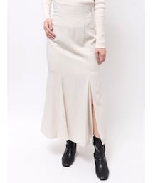 MERCURYDUO | バックレースアップストレッチマーメイドスカート(スカート)