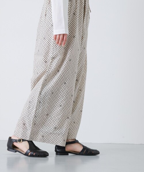 かぐれ（カグレ）の「maison de soil　BLOCK PRINT EASY PANTS（その他パンツ・レディース・LT BEIGE・2）」の15枚目の写真
