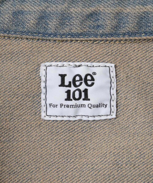 SENSE OF PLACE by URBAN RESEARCH(センスオブプレイスバイアーバンリサーチ)の「『別注』Lee101×SENSE OF PLACE JACKET(デニムジャケット・レディース・BROWN/GREEN・FREE)」の17枚目の写真