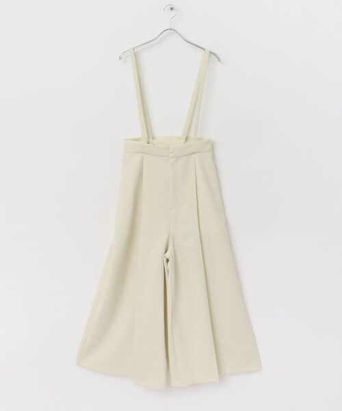 URBAN RESEARCH ROSSO（アーバンリサーチロッソ）の「サス付きタックワイドパンツ（その他パンツ・レディース・white/black・36/38）」の11枚目の写真