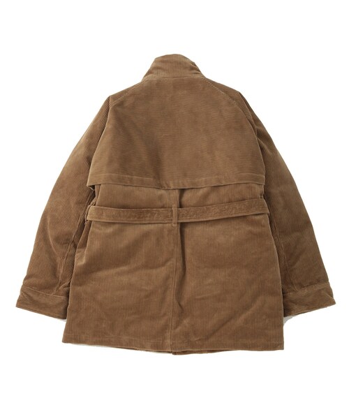 ADAM ET ROPE'(アダムエロペ)の「【KYOU/キョウ】KATAHDIN Corduroy Down Half Coat(ダウンジャケット/コート・メンズ・ダークブラウン・1/2)」の13枚目の写真