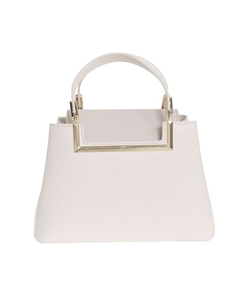 MERCURYDUO（マーキュリーデュオ）の「マルチウェイバイカラーミニBAG（ハンドバッグ・レディース・オフホワイト/アイボリー/ブラック/ベビーピンク・F）」の3枚目の写真