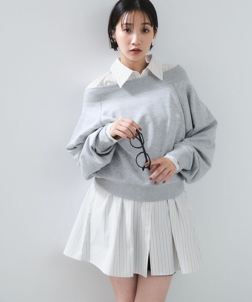 VIS（ビス）の「【POLO BCS】VIS別注ウエストタックフレアワンピース/WEB限定（ワンピース・レディース・ホワイト系/ベージュ/ブルー系・F）」の22枚目の写真