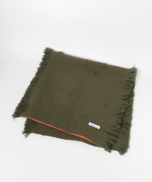 URBAN RESEARCH（アーバンリサーチ）の「malamute　night on earth fringe stole（マフラー・レディース・khaki/white/navy・FREE）」の10枚目の写真