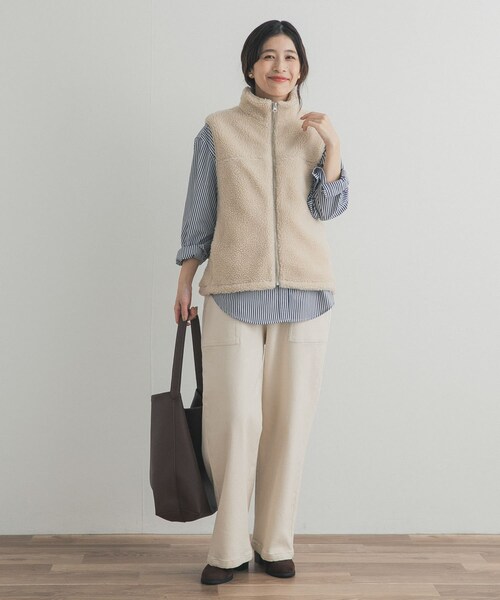 URBAN RESEARCH DOORS(アーバンリサーチドアーズ)の「裏起毛ベイカーイージーパンツ(その他パンツ・レディース・OFF/KHAKI・S/M)」の10枚目の写真