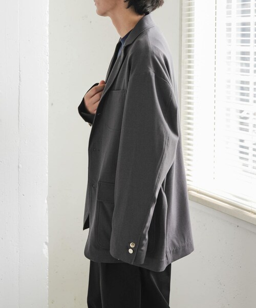 URBAN RESEARCH DOORS(アーバンリサーチドアーズ)の「FORK&SPOON TRテーラードジャケット(テーラードジャケット・メンズ・CHARCOAL/NAVY・4/5)」の6枚目の写真