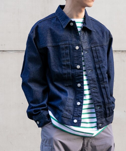 URBAN RESEARCH DOORS（アーバンリサーチドアーズ）の「FORK&SPOON　JFデニムジャケット（デニムジャケット・メンズ・ONEWASH/USED・4/5）」の4枚目の写真