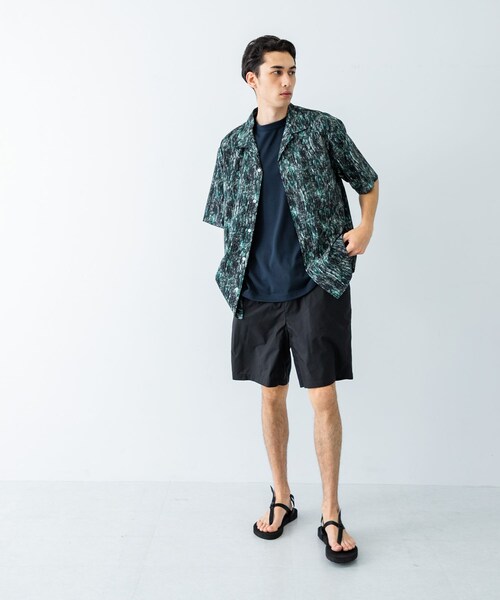 URBAN RESEARCH（アーバンリサーチ）の「LONGCHAMP PRINT SHIRTS（シャツ/ブラウス・メンズ・BLACK/ORANGE/BLUE/KHAKI・M/L）」の8枚目の写真