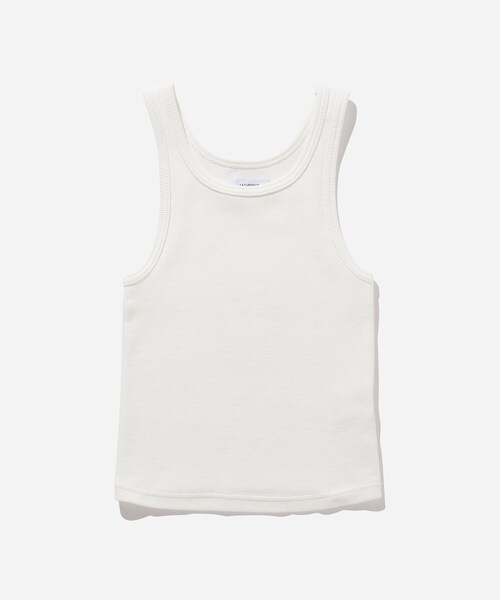 Saturdays NYC(サタデーズ ニューヨークシティ )の「Erica Knit Tank(タンクトップ・レディース・オフホワイト/サックス・L)」の5枚目の写真