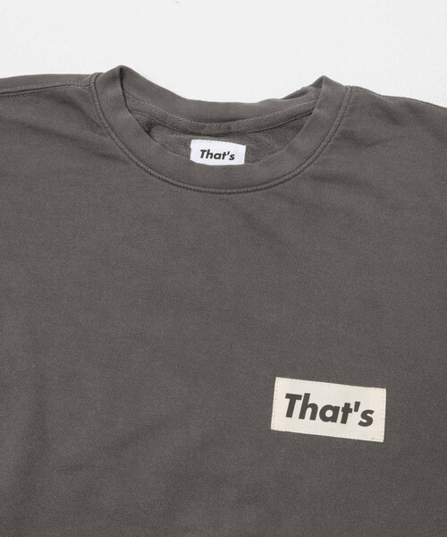 THE GOODLAND MARKET（ザグッドランドマーケット）の「That’s　THE SWEAT RELAX（スウェット・メンズ・DGR/BL・M/L/XL）」の5枚目の写真