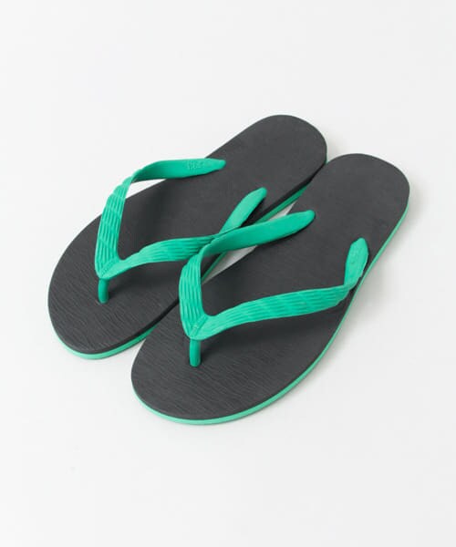 URBAN RESEARCH DOORS（アーバンリサーチドアーズ）の「ブルーダイヤ　黒天ビーチサンダル(Men)∴（サンダル・メンズ・BLACK/GREEN/BLACK/BLUE/BLACK/RED/BLACK/WHITE・10/10.5/11）」の2枚目の写真