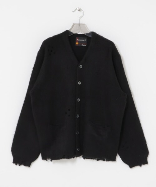 URBAN RESEARCH（アーバンリサーチ）の「TOWNCRAFT　D SOLID SHAGGY CARDIGAN（カーディガン/ボレロ・メンズ・BLACK・M/L）」の2枚目の写真