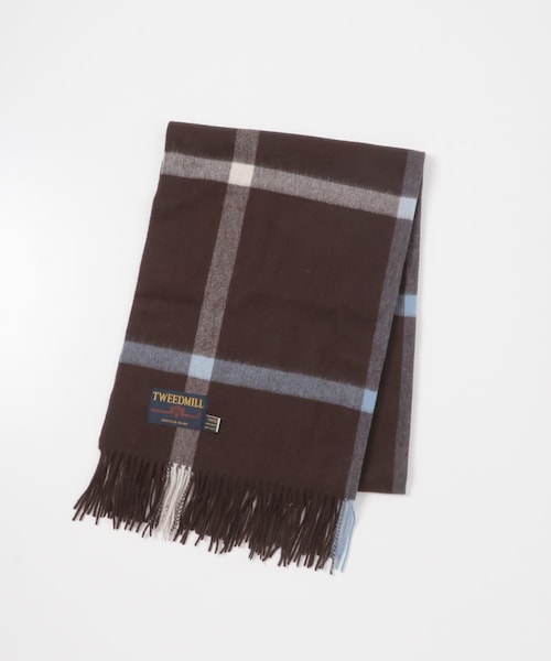 【美品】かぐれ　TWEED MILL Lambswool ストール　BLUGRN 美品】かぐれ TWEED MILL Lambswool ストール BLUGRN - メルカリ