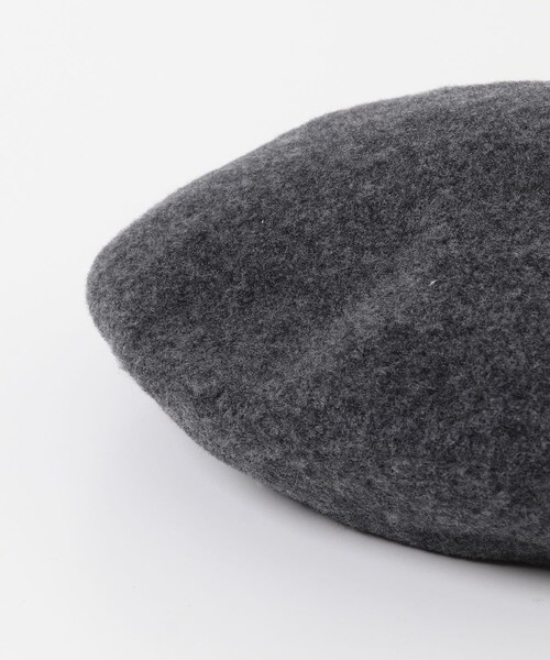 URBAN RESEARCH(アーバンリサーチ)の「KIJIMA TAKAYUKI W CASHMERE BASQUE BERET(ハンチング/ベレー帽・メンズ・01BLACK/04GRAY・one)」の9枚目の写真