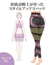 nissen（ニッセン）の「骨格診断士が作った スタイルアップスパッツ　ウェーブ（レギンス/スパッツ）」