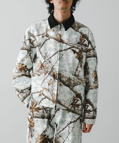 URBAN RESEARCH（アーバンリサーチ）の「HELLA GREEN　Cheese Camo Jacket（ブルゾン・メンズ・WHITE/BLACK・L/XL）」の6枚目の写真