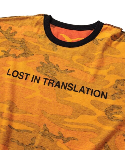 bonjour records(ボンジュールレコーズ)の「This Could Be Us/ディス・クドゥ・ビー・アス for bonjour records LOST IN TRANSLATION T-Shirt(Tシャツ/カットソー・レディース・オレンジ系・L/M/XL)」の9枚目の写真