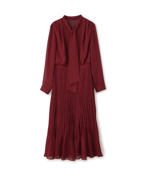 ROPE'（ロペ）の「ジョーゼットシフォンプリーツワンピース/26SS（ワンピース・レディース・ベージュ/ネイビー/ワイン・36/38）」の13枚目の写真