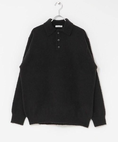 URBAN RESEARCH DOORS（アーバンリサーチドアーズ）の「ブークレ ニットポロシャツ（ニット/セーター・メンズ・BROWN/NAVY/BLACK・M/L）」の15枚目の写真
