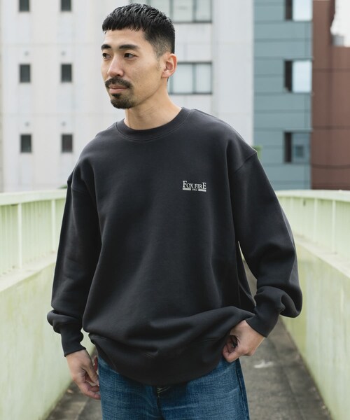 URBAN RESEARCH DOORS（アーバンリサーチドアーズ）の「FOXFIRE プリントスウェット（スウェット・メンズ・杢GRAY①/杢GRAY②/CHARCOAL①/CHARCOAL②・M/L）」の10枚目の写真