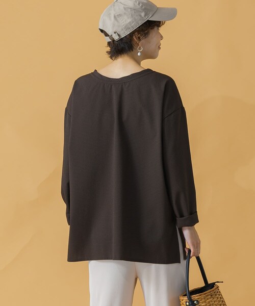 URBAN RESEARCH ROSSO（アーバンリサーチロッソ）の「F by ROSSO　撥水カバーアップ（シャツ/ブラウス・レディース・L/GRAY/BROWN・FREE）」の18枚目の写真