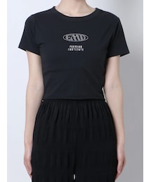 EMODA | ストーンロゴミニマルTシャツ(Tシャツ/カットソー)