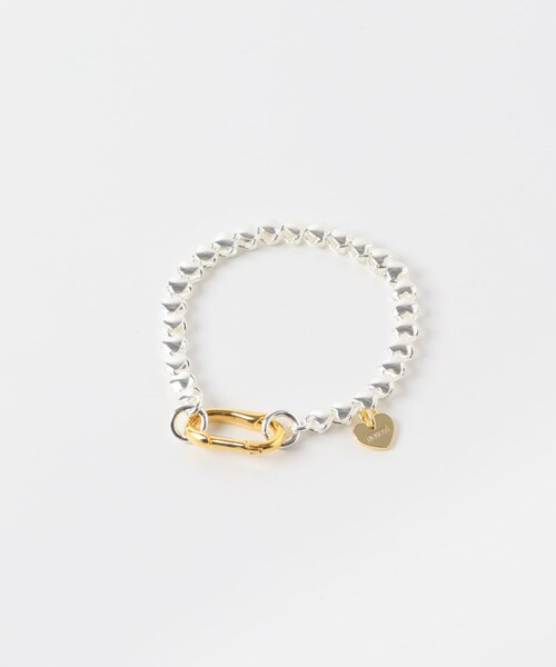 URBAN RESEARCH ROSSO（アーバンリサーチロッソ）の「in mood　CLIP HEART BRACELET（ブレスレット・レディース・MIX・-）」の3枚目の写真