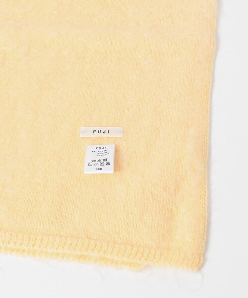 URBAN RESEARCH（アーバンリサーチ）の「『別注』FUJI×URBAN RESEARCH　MOHAIR LONG STOLE（ストール/ショール・メンズ・LEMON/NAVY/MINT GREEN/MOCHABROWN・Free）」の14枚目の写真