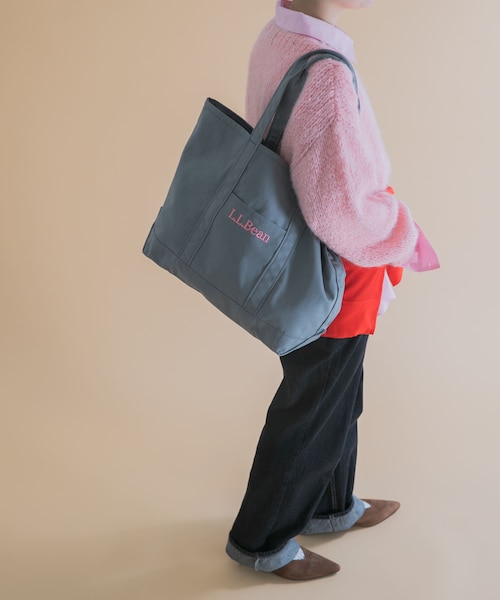 URBAN RESEARCH DOORS(アーバンリサーチドアーズ)の「『別注』L.L.Bean×DOORS GROCERY TOTE(トートバッグ・レディース・GRAY/BLUE/RED/ORANGE・One)」の7枚目の写真
