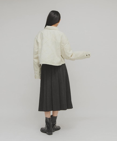KBF（ケイビーエフ）の「プリーツミディスカート（スカート・レディース・CHARCOAL/BROWN・One）」の22枚目の写真