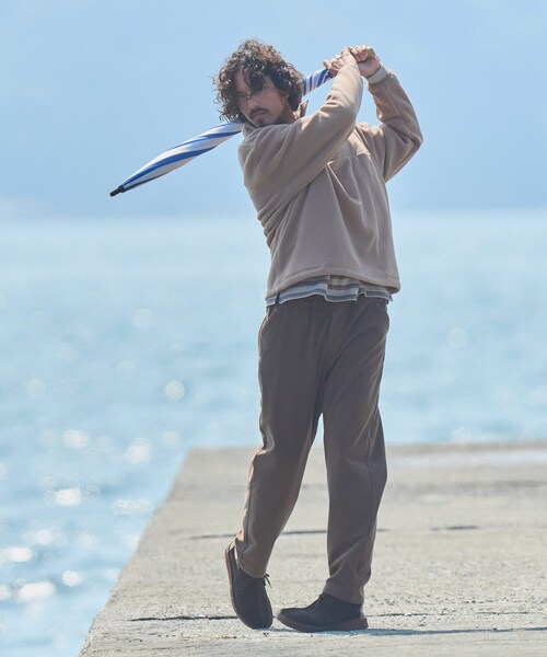 URBAN RESEARCH Sonny Label（アーバンリサーチサニーレーベル）の「OOPS　リサイクルマイクロフリースハーフジップ（その他トップス・メンズ・BLACK/CAMEL/GRAY・M/L/XL）」の15枚目の写真