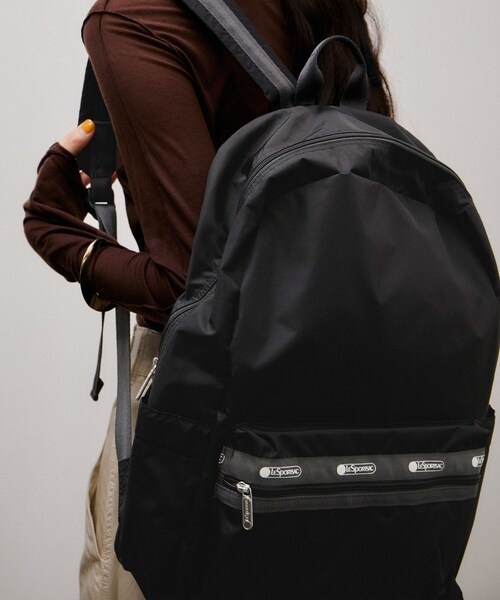 ADAM ET ROPE'（アダムエロペ）の「【LeSportsac for ADAM ET ROPE'】Exclusive Classic Everyday BP（バックパック/リュック・レディース・ブラック・F）」の10枚目の写真