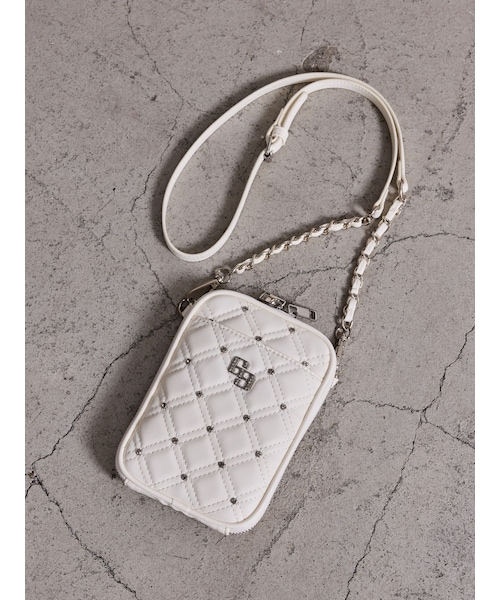 GG bijou quiltingミニショルダーBAG