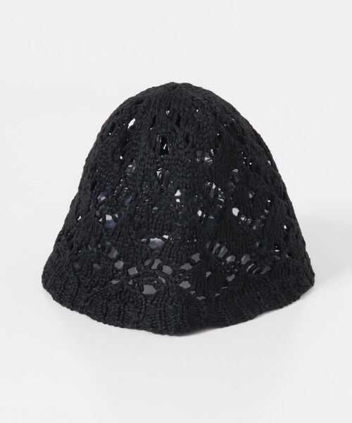 KBF（ケイビーエフ）の「クロシェベルHAT（ハット・レディース・CUSTARD/BLACK・One）」の7枚目の写真