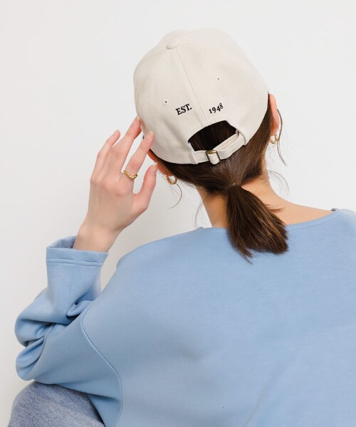 SENSE OF PLACE by URBAN RESEARCH（センスオブプレイスバイアーバンリサーチ）の「ロゴキャップ（キャップ・レディース・NAVY/IVORY・one）」の13枚目の写真