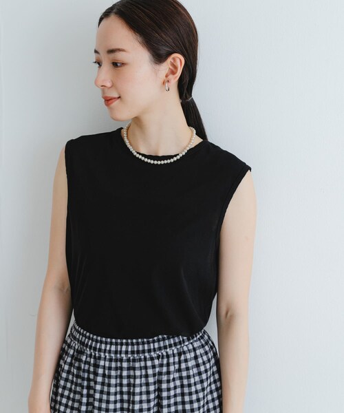 URBAN RESEARCH（アーバンリサーチ）の「『別注』gren by M×URBAN RESEARCH　スフレパールチョーカー42cm（ネックレス・レディース・WHT・one）」の3枚目の写真