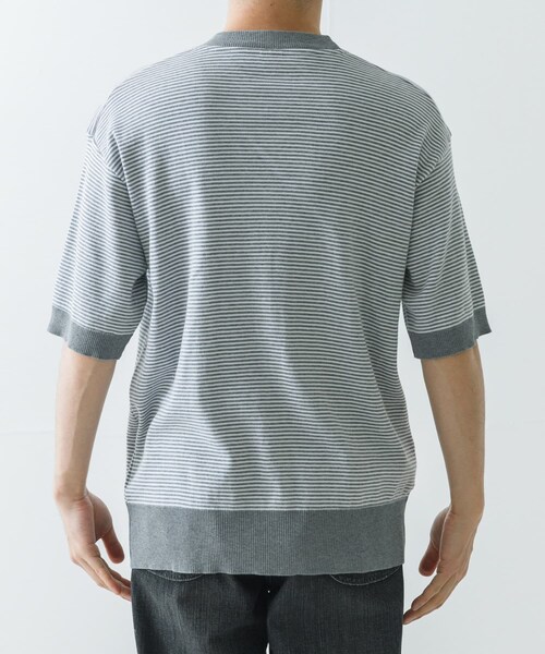 URBAN RESEARCH（アーバンリサーチ）の「GICIPI　Aragosta（ニット/セーター・メンズ・Nero/NeroBianco/Gri Mela・4/5）」の13枚目の写真