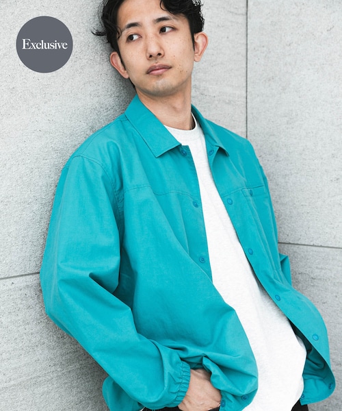 URBAN RESEARCH DOORS(アーバンリサーチドアーズ)の「『別注』Marmot×DOORS COACH SHIRTS JACKET(テーラードジャケット・メンズ・INK BLACK/NAVY/TEAL/IVORY・M/L/XL)」の3枚目の写真