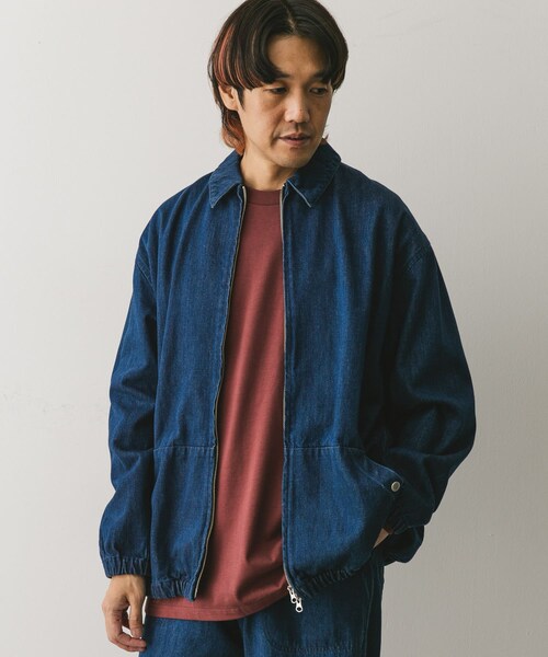 URBAN RESEARCH DOORS(アーバンリサーチドアーズ)の「Denim Zip Blouson(デニムジャケット・メンズ・INDIGO/ONE WASH・M/L/XL)」の4枚目の写真