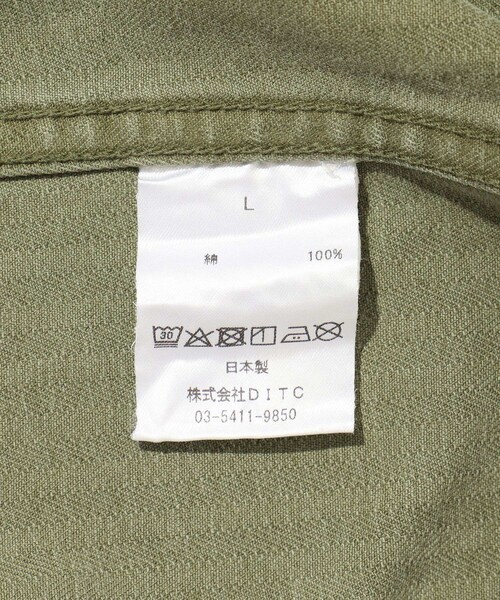 ADAM ET ROPE'（アダムエロペ）の「【BOWWOW/バウワウ】M41 HBT JK（ミリタリージャケット・メンズ・オリーブ・L/M）」の18枚目の写真