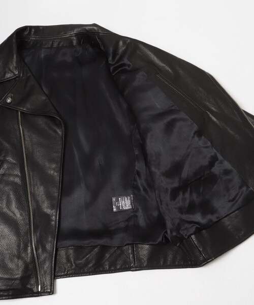 URBAN RESEARCH（アーバンリサーチ）の「PORTER CLASSIC　PC RIDERS JACKET W（ライダースジャケット・メンズ・BLACK・L/XL）」の6枚目の写真